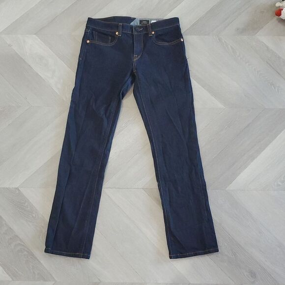 Volcom Vorta Slim Straight Dark Wash Jeans, Size 28 - Picture 1 of 7
